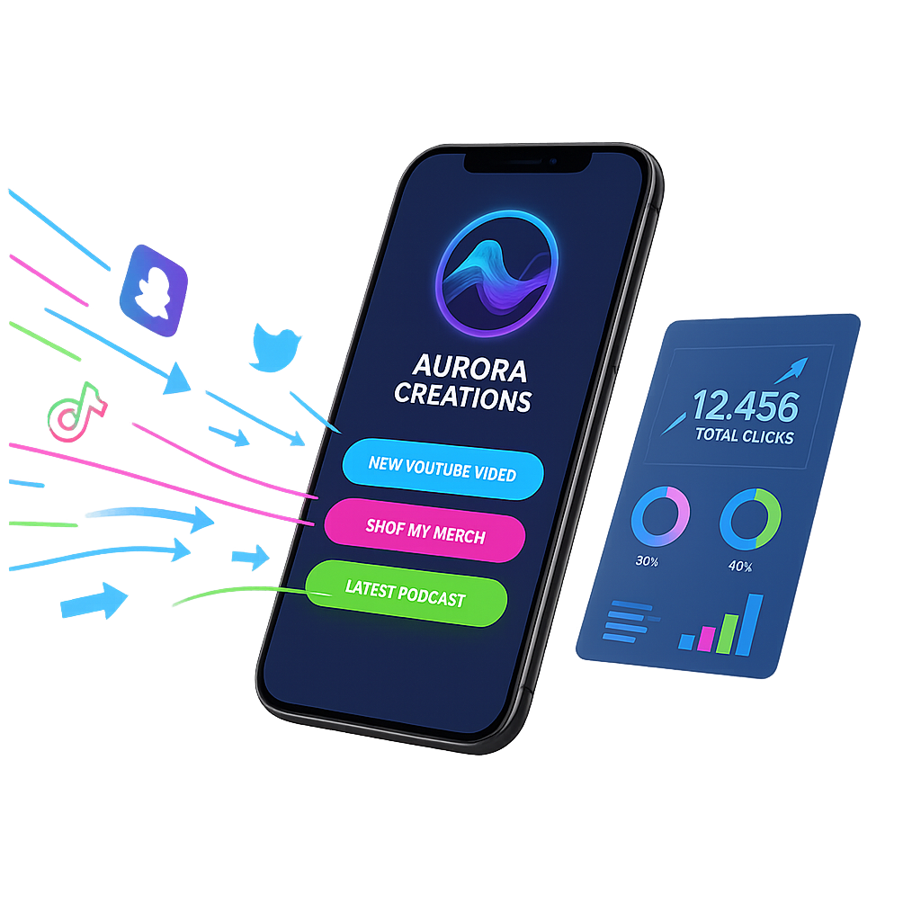 Link-in-Bio mobile mockup